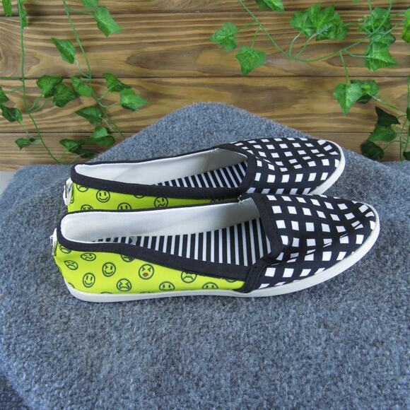 Dolce Vita Women's Loafer Yellow Fabric Sz 8 Medium Gently Used 2025 - Picture 3 of 6